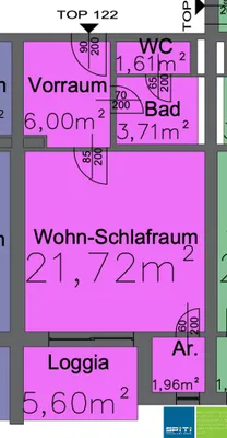 1-Zimmer-Wohnung kaufen in Klagenfurt – 39,42 m², € 115.000 – Bild 1 von 5