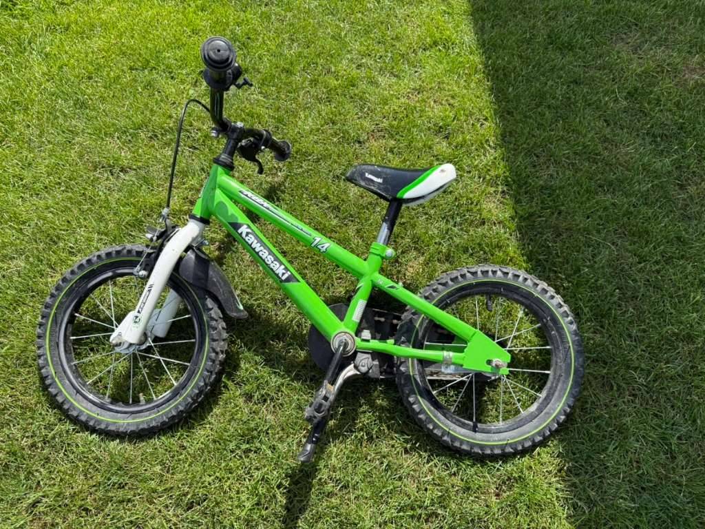 Kawasaki Kinderfahrrad 14 Zoll - Robust & Cool!,  65,- (6824 Schlins) -  willhaben