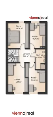 5-Zimmer-Haus kaufen in Mödling – 121 m², € 669.000 – Bild 25 von 26