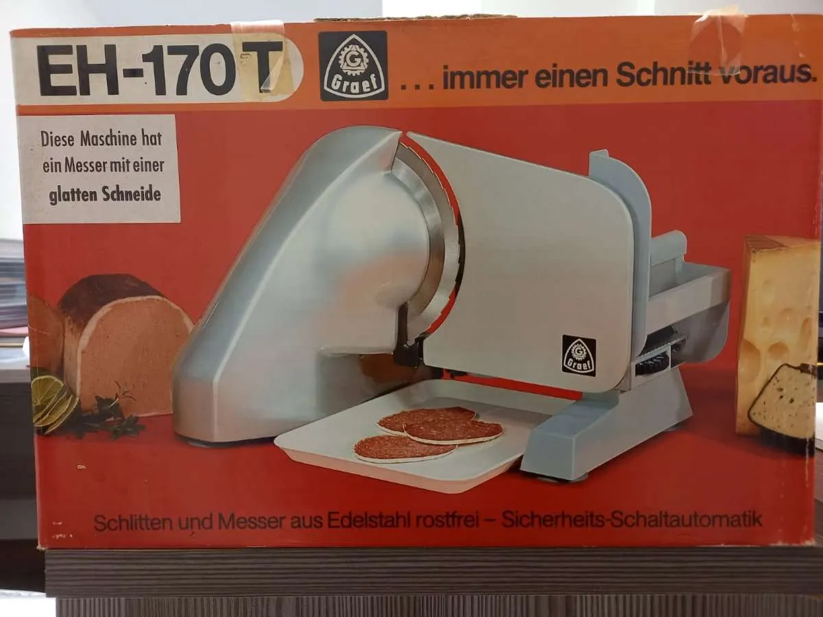 Graef - Edelstahl Allesschneider/ Brotschneidemaschine - EH-170T- Versand €12, -, € 40,- (8832 Oberwölz (Stadt))