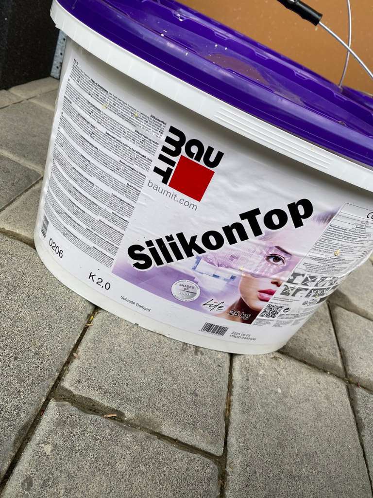 Baumit SilikonTop - 0206 - gelb - Außenputz