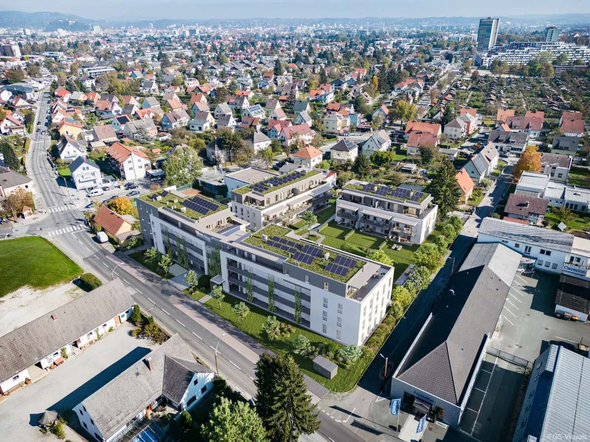 Helle Eigentumswohnungen im Neubauprojekt mit Balkon oder Garten in Graz! - Ansicht 3