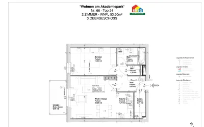 2-Zimmer-Wohnung mieten in Wiener Neustadt – 59,8 m², € 587