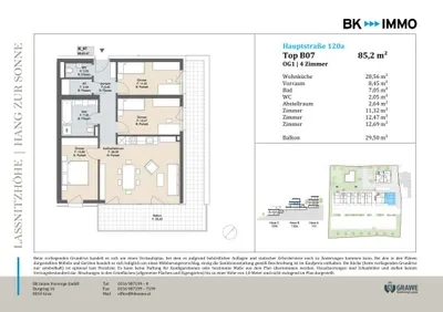 4-Zimmer-Wohnung kaufen in Graz-Umgebung – 85,2 m², € 435.000 – Bild 5 von 5