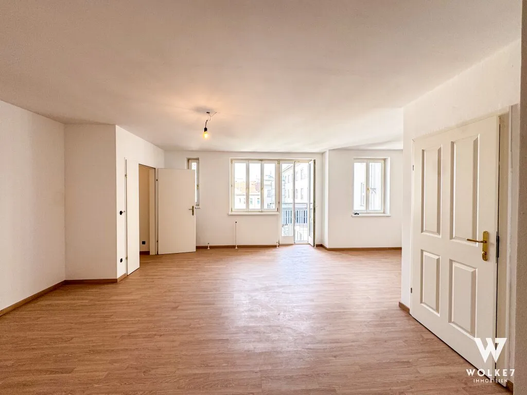 Helle 3-Zimmer-Wohnung im 4. Liftstock mit großer Wohnküche & französischem Balkon Nähe U1 Reumannplatz | Quellenplatz - Ansicht 3