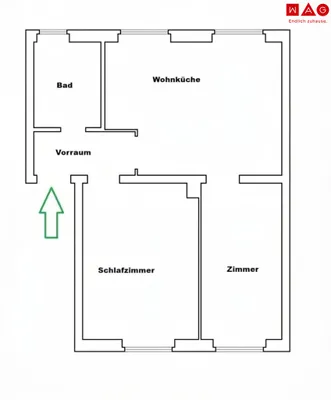 2-Zimmer-Wohnung mieten in Leoben – 41,3 m², € 476 – Bild 7 von 7