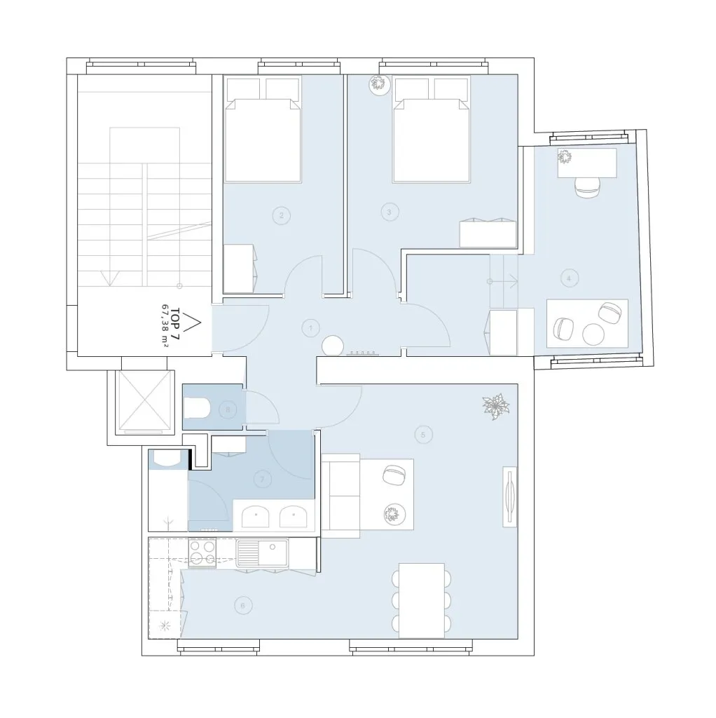 Wohnung – Wien, Matzleinsdorf, Katastralgemeinde Margarethen - Ansicht 2