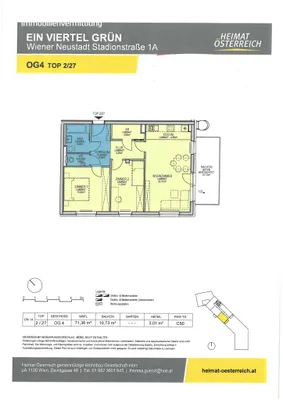 3-Zimmer-Wohnung mieten in Wiener Neustadt – 71,36 m², € 932 – Bild 14 von 19