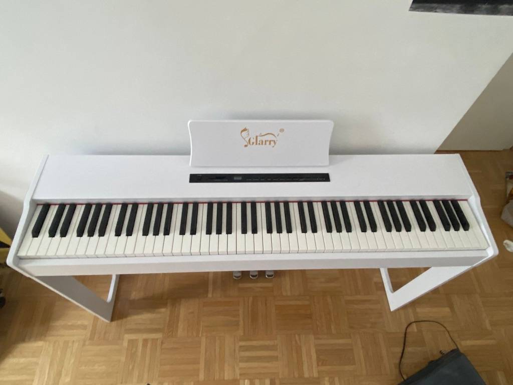 E-Piano Weiß, 88-Tasten Keyboard Piano (für Anfänger*innen)