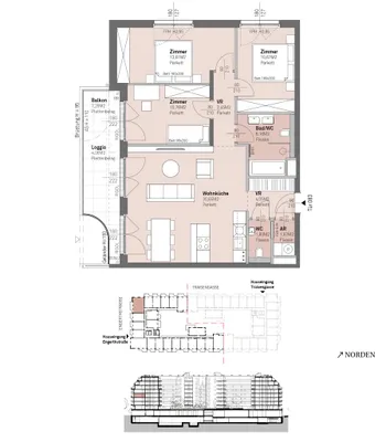 4-Zimmer-Wohnung kaufen in Wien – 82,84 m², € 573.000 – Bild 14 von 14