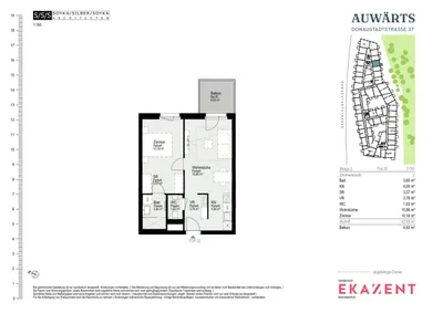 2-Zimmer-Wohnung mieten in Wien – 42,58 m², € 1.085 – Bild 8 von 8