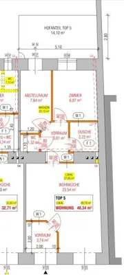 2-Zimmer-Gewerbeimmobilie kaufen in Wien – 48,34 m², € 198.890 – Bild 5 von 11