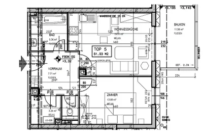 Wohnung mieten in Waidhofen an der Thaya – 51,1 m², € 490 – Bild 12 von 12