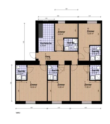Wohnung mieten in Wien – 21,95 m², € 599 – Bild 7 von 7