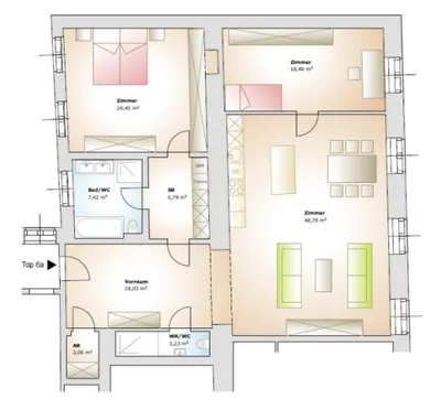 3-Zimmer-Wohnung mieten in Wien – 130,24 m², € 2.995 – Bild 24 von 24
