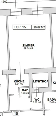 1-Zimmer-Wohnung kaufen in Wien – 29,87 m², € 99.000 – Bild 15 von 15