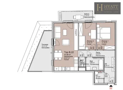 3-Zimmer-Wohnung mieten in Wien – 67,88 m², € 1.900 – Bild 17 von 17