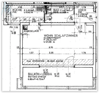 1-Zimmer-Wohnung kaufen in Graz – 38,38 m², € 139.000 – Bild 13 von 14