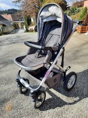 leichte kinderwagen Kompakter, zusammenklappbarer Buggy in Taupe, passt in Handgepäck main image 0