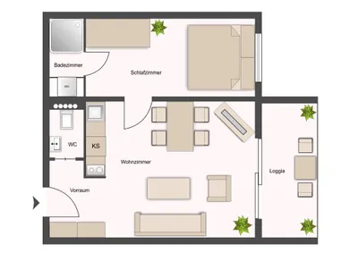 2-Zimmer-Wohnung kaufen in Villach Land – 36,6 m², € 189.000 – Bild 7 von 7