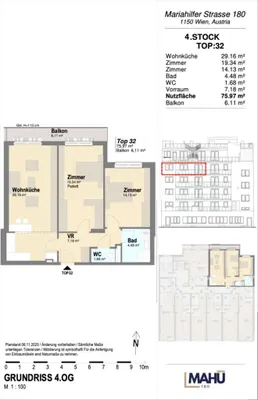 3-Zimmer-Wohnung kaufen in Wien – 75,97 m², € 624.297 – Bild 8 von 8