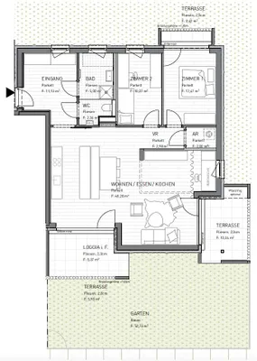 3-Zimmer-Wohnung kaufen in Klagenfurt – 94,19 m², € 418.100 – Bild 9 von 9