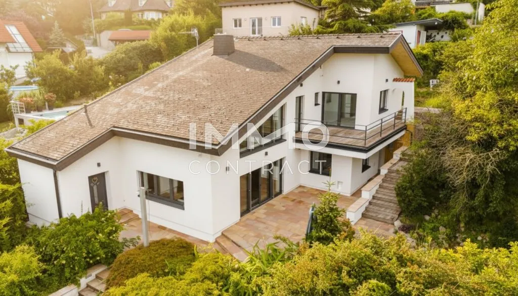 PROVISIONSFREI & Nebenkosten bis zum 30.06. sparen! Exklusive Architektenvilla in Besthanglage mit Schwimmteich und Gästehaus – pohled 2