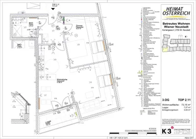 2-Zimmer-Wohnung mieten in Wiener Neustadt – 73,15 m², € 997 – Bild 17 von 19