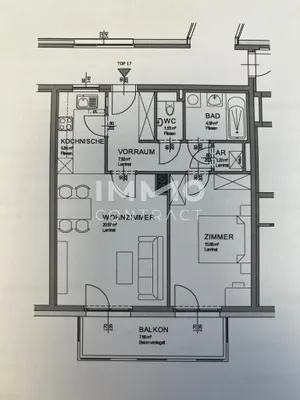 2-Zimmer-Wohnung mieten in Amstetten – 57,8 m², € 718 – Bild 12 von 12