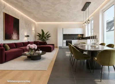 NÄHE NASCHMARKT - DG-Ausbau: 3 Zimmer Wohnung mit schönen Ausblick zum Innenhof