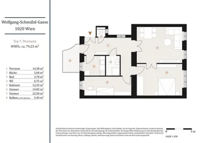 3-Zimmer-Wohnung kaufen in Wien – 79,23 m², € 529.000 – Bild 28 von 28
