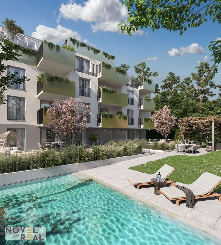Exklusive Gartenwohnung mit exklusiven Highlight! Pool im Gemeinschaftsgarten! Nahe Lainzer Tiergarten - Erstbezug – pohled 2