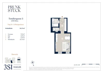 1-Zimmer-Wohnung kaufen in Wien – 36,33 m², € 349.000 – Bild 13 von 13