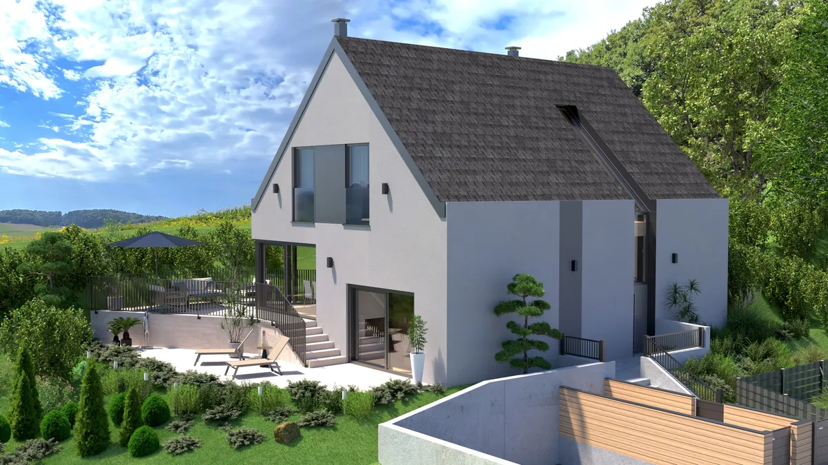 Traumhaftes Baugrundstück mit Fernsicht - bauen ohne Verzögerung in der Südsteiermark - Ansicht 3