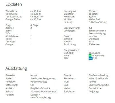 2-Zimmer-Wohnung kaufen in Schwaz – 50 m², € 399.000 – Bild 13 von 14