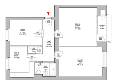 3-Zimmer-Wohnung mieten in Wien – 79 m², € 1.935 – Bild 9 von 9