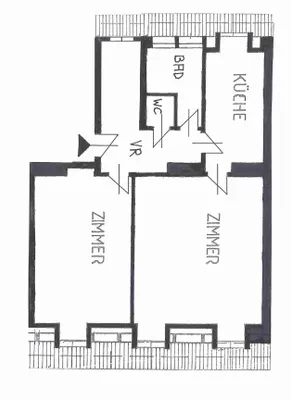 2-Zimmer-Wohnung mieten in Graz – 82,6 m², € 938 – Bild 2 von 10