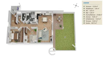 3-Zimmer-Wohnung kaufen in Wels – 74,62 m², € 394.500