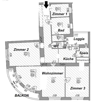 4-Zimmer-Wohnung mieten in Wien – 139,5 m², € 2.799 – Bild 16 von 17