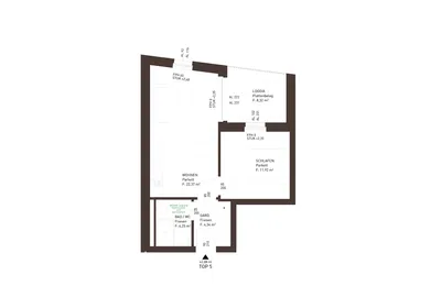 2-Zimmer-Wohnung kaufen in Gmunden – 42,88 m², € 266.710 – Bild 5 von 11