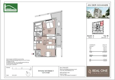 2-Zimmer-Wohnung mieten in Wien – 47,14 m², € 1.099 – Bild 20 von 20