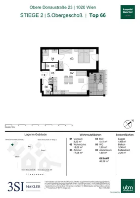 2-Zimmer-Wohnung kaufen in Wien – 47,55 m², € 501.000 – Bild 16 von 16