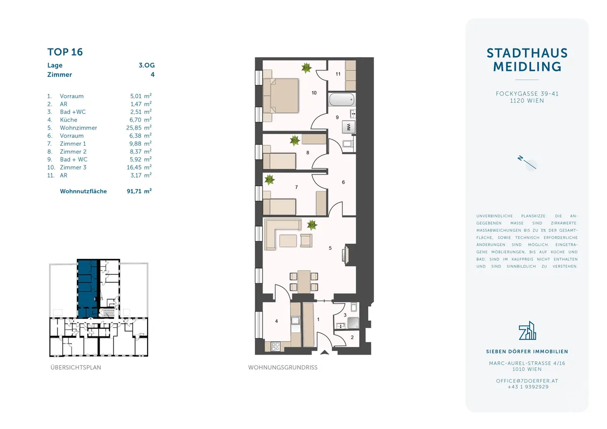 4 Zimmer-Altbauwohnung mit viel Platz zum Wohlfühlen - Ansicht 3