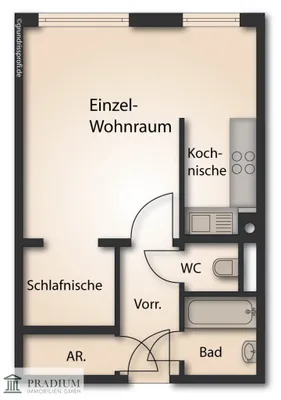 1-Zimmer-Wohnung kaufen in Wien – 36 m², € 260.000 – Bild 10 von 10