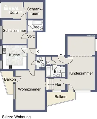 Wohnung kaufen in Wien – 120 m², € 499.000 – Bild 6 von 7