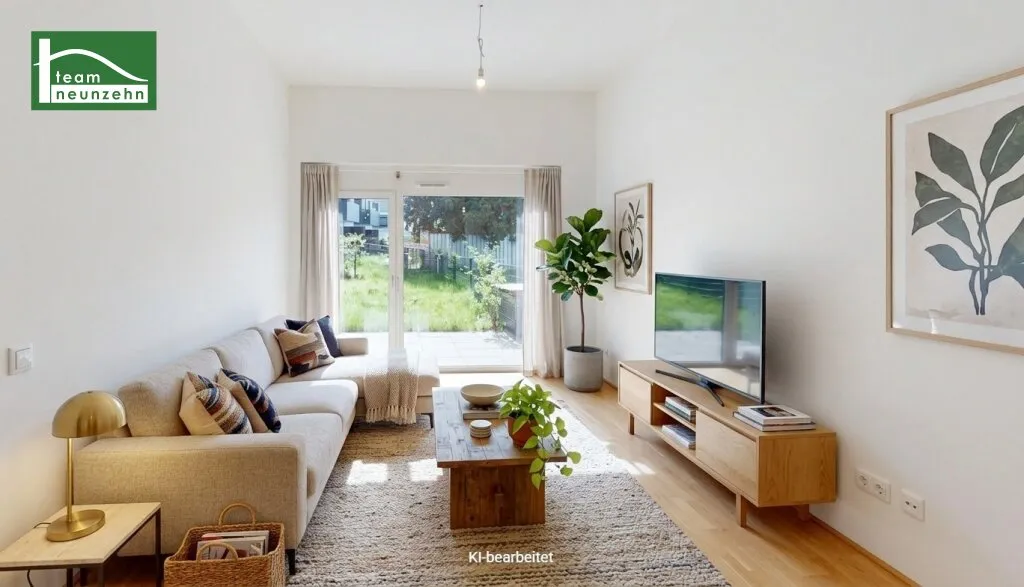 Stadtleben, neu definiert - Traumhafte 2-Zimmer-Wohnung mit Garten! - Ansicht 3