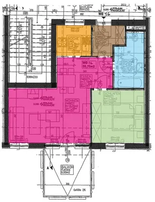 3-Zimmer-Wohnung mieten in Deutschlandsberg – 50,7 m², € 584 – Bild 3 von 3