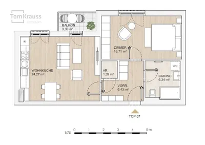 2-Zimmer-Wohnung kaufen in Wien – 55,1 m², € 595.900 – Bild 13 von 17
