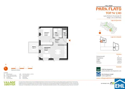 Immobilie kaufen in Wien – 43,61 m², € 372.000 – Bild 7 von 7