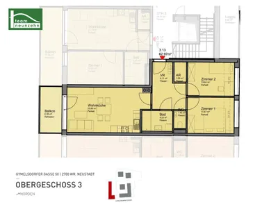 3-Zimmer-Wohnung mieten in Wiener Neustadt – 62,88 m², € 985 – Bild 19 von 19